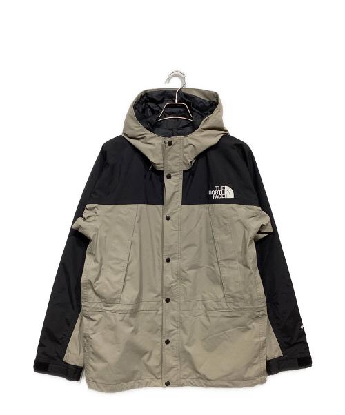 THE NORTH FACE（ザ ノース フェイス）THE NORTH FACE (ザ ノース フェイス) マウンテンライトジャケット ベージュ×ブラック サイズ:XLの古着・服飾アイテム