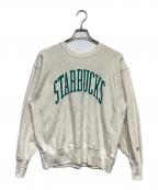 Champion×BEAMSチャンピオン×ビームス）の古着「プリントスウェット」｜ベージュ