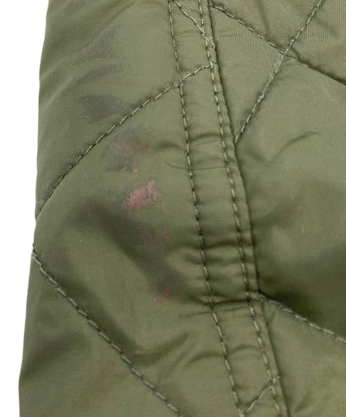 POLO RALPH LAUREN（ポロ・ラルフローレン）POLO RALPH LAUREN (ポロ・ラルフローレン) 襟コーデュロイキルティングジャケット オリーブ サイズ:Lの古着・服飾アイテム