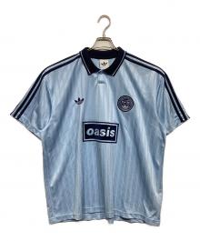 adidas×oasis（アディダス×オアシス）の古着「Live '25 サッカーシャツ」｜スカイブルー