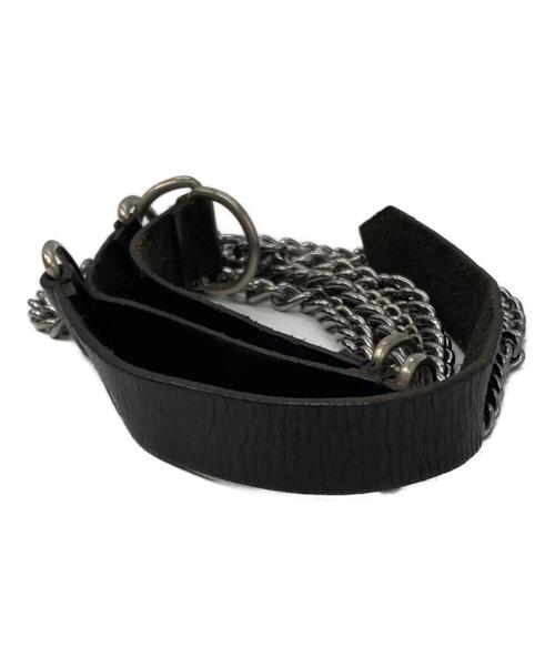 tricot COMME des GARCONS（トリココムデギャルソン）tricot COMME des GARCONS (トリココムデギャルソン) チェーンベルト ブラックの古着・服飾アイテム