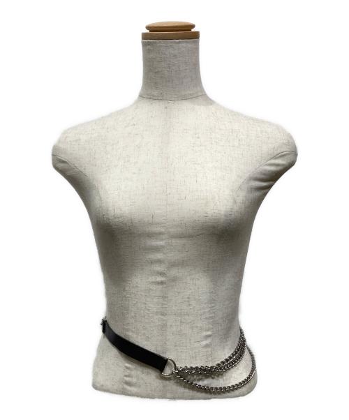 tricot COMME des GARCONS（トリココムデギャルソン）tricot COMME des GARCONS (トリココムデギャルソン) チェーンベルト ブラックの古着・服飾アイテム