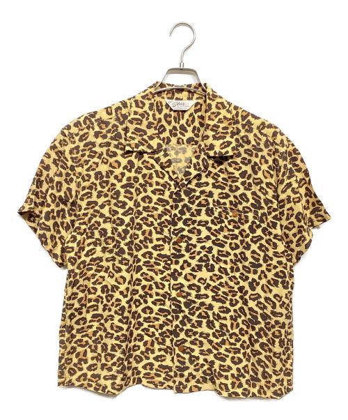 Star OF HOLLYWOOD（スターオブハリウッド）Star OF HOLLYWOOD (スターオブハリウッド) HIGH DENSITY RAYON OPEN SHIRT “LEOPARD” ベージュ サイズ:XLの古着・服飾アイテム