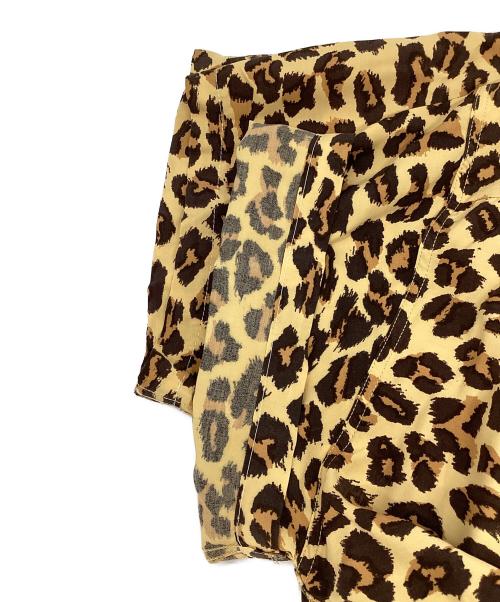 Star OF HOLLYWOOD（スターオブハリウッド）Star OF HOLLYWOOD (スターオブハリウッド) HIGH DENSITY RAYON OPEN SHIRT “LEOPARD” ベージュ サイズ:XLの古着・服飾アイテム