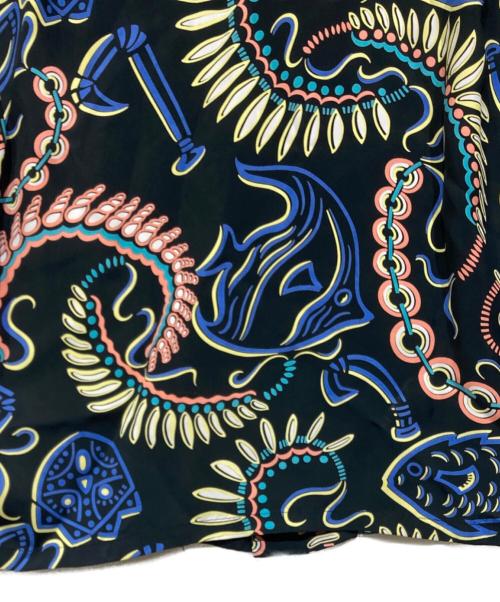 Sun Surf（サンサーフ）Sun Surf (サンサーフ) RAYON HAWAIIAN SHIRT “PARADISE PICTOGRAPH”　SS38811 ブラック サイズ:Lの古着・服飾アイテム