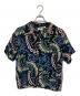 Sun Surf（サンサーフ）の古着「RAYON HAWAIIAN SHIRT “PARADISE PICTOGRAPH”　SS38811」｜ブラック