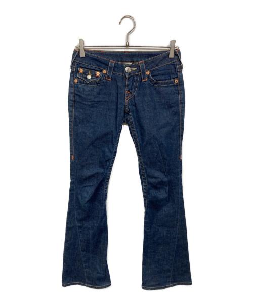 TRUE RELIGION（トゥルー レリジョン）TRUE RELIGION (トゥルー レリジョン) JOEYフレアデニムパンツ インディゴ サイズ:24の古着・服飾アイテム