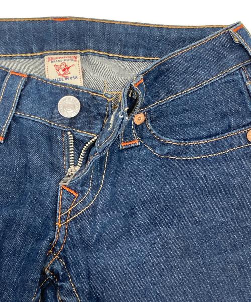 TRUE RELIGION（トゥルー レリジョン）TRUE RELIGION (トゥルー レリジョン) JOEYフレアデニムパンツ インディゴ サイズ:24の古着・服飾アイテム
