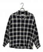 PENNEYS×TOWN CRAFTペニーズ×タウンクラフト）の古着「オンブレチェックシャツ」｜グレー