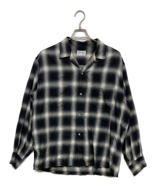 PENNEYS（ペニーズ）PENNEYS (ペニーズ) TOWN CRAFT (タウンクラフト) オンブレチェックシャツ グレー サイズ:Mの古着・服飾アイテム