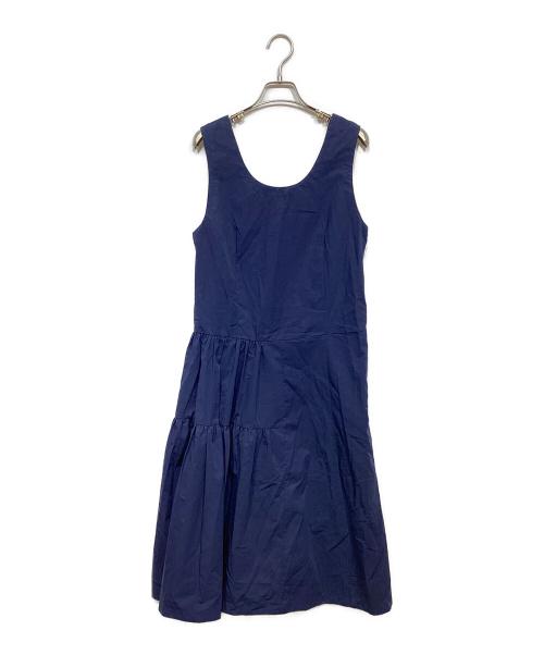 MARNI（マルニ）MARNI (マルニ) デザインノースリーブワンピース ブルー サイズ:40の古着・服飾アイテム