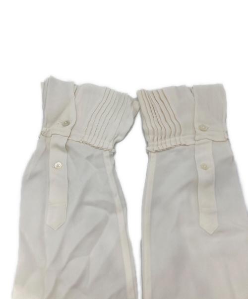 POLO RALPH LAUREN（ポロ・ラルフローレン）POLO RALPH LAUREN (ポロ・ラルフローレン) シルクブラウス ホワイト サイズ:6の古着・服飾アイテム