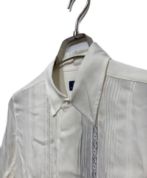 POLO RALPH LAUREN（ポロ・ラルフローレン）POLO RALPH LAUREN (ポロ・ラルフローレン) シルクブラウス ホワイト サイズ:6の古着・服飾アイテム
