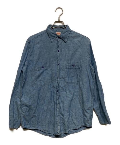 PENNEYS COMPASS（ペニーズ コンパス）PENNEYS COMPASS (ペニーズ コンパス) シャンブレーシャツ インディゴ サイズ:不明の古着・服飾アイテム