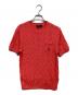 POLO RALPH LAUREN（ポロ・ラルフローレン）の古着「半袖ニット」｜ピンク