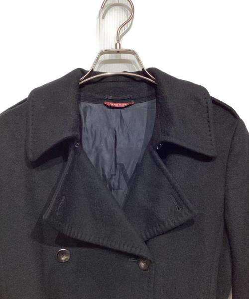 Max Mara Studio（マックスマーラ ストゥディオ）Max Mara Studio (マックスマーラ ストゥディオ) カシミヤコート ブラック サイズ:40の古着・服飾アイテム