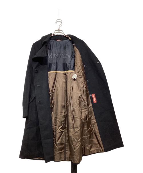 Max Mara Studio（マックスマーラ ストゥディオ）Max Mara Studio (マックスマーラ ストゥディオ) カシミヤコート ブラック サイズ:40の古着・服飾アイテム