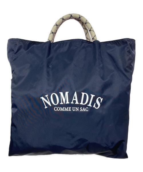 NOMADIS（ノマディス）NOMADIS (ノマディス) トートバッグ ネイビー×パープルの古着・服飾アイテム