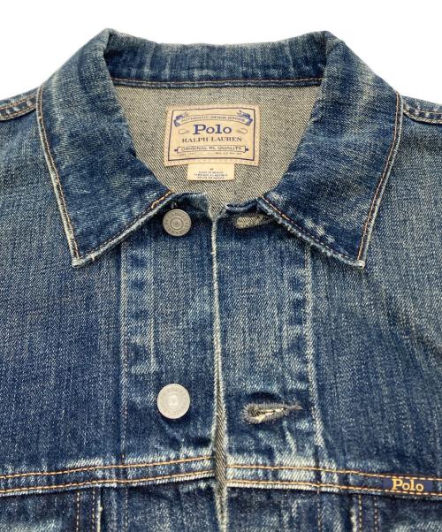 POLO RALPH LAUREN（ポロ・ラルフローレン）POLO RALPH LAUREN (ポロ・ラルフローレン) デニムジャケット 710673235001 インディゴ サイズ:Mの古着・服飾アイテム