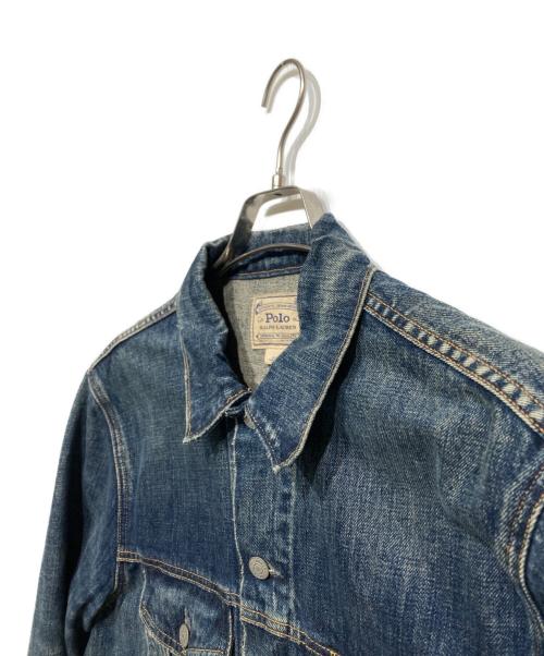 POLO RALPH LAUREN（ポロ・ラルフローレン）POLO RALPH LAUREN (ポロ・ラルフローレン) デニムジャケット 710673235001 インディゴ サイズ:Mの古着・服飾アイテム