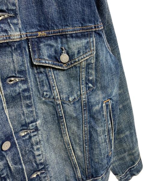 POLO RALPH LAUREN（ポロ・ラルフローレン）POLO RALPH LAUREN (ポロ・ラルフローレン) デニムジャケット 710673235001 インディゴ サイズ:Mの古着・服飾アイテム