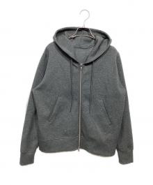 Spick and Span（スピック＆スパン）の古着「ストレッチジップフードパーカー」｜グレー