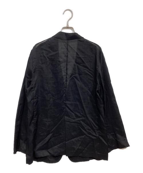 Spick and Span（スピック＆スパン）Spick and Span (スピック＆スパン) ラミーミックスシアージャケット ブラック サイズ:36の古着・服飾アイテム