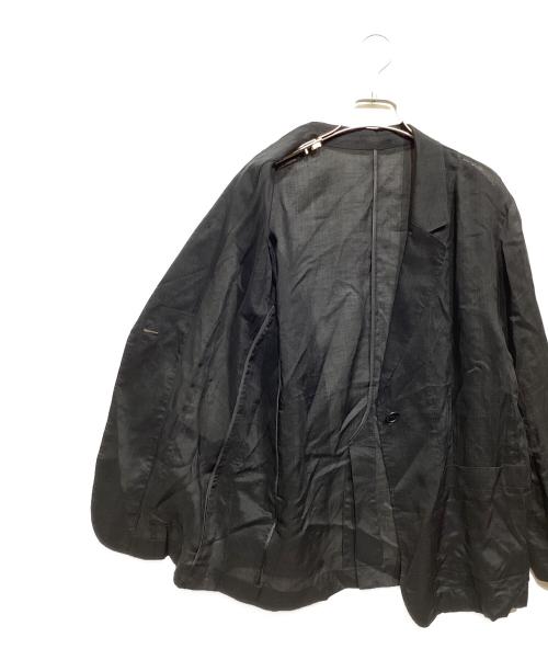 Spick and Span（スピック＆スパン）Spick and Span (スピック＆スパン) ラミーミックスシアージャケット ブラック サイズ:36の古着・服飾アイテム