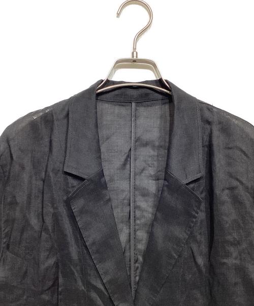 Spick and Span（スピック＆スパン）Spick and Span (スピック＆スパン) ラミーミックスシアージャケット ブラック サイズ:36の古着・服飾アイテム