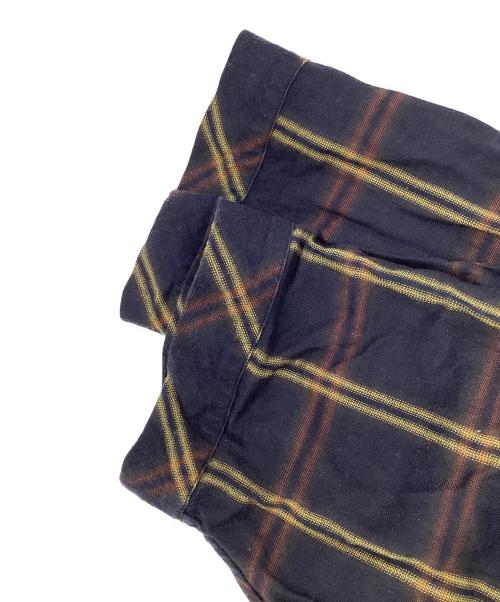 TIGHTBOOTH PRODUCTION（タイトブースプロダクション）TIGHTBOOTH PRODUCTION (タイトブースプロダクション) PLAID ROLL UP SHIRT ネイビー サイズ:Lの古着・服飾アイテム