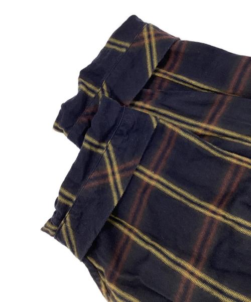 TIGHTBOOTH PRODUCTION（タイトブースプロダクション）TIGHTBOOTH PRODUCTION (タイトブースプロダクション) PLAID ROLL UP SHIRT ネイビー サイズ:Lの古着・服飾アイテム