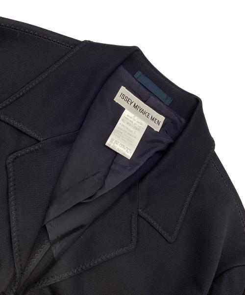 ISSEY MIYAKE MEN（イッセイミヤケメン）ISSEY MIYAKE MEN (イッセイミヤケメン) ジャージージップブルゾン ネイビー サイズ:Lの古着・服飾アイテム