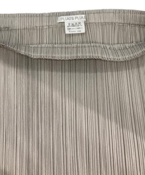 PLEATS PLEASE（プリーツプリーズ）PLEATS PLEASE (プリーツプリーズ) 裾デザインプリーツスカート グレー サイズ:2の古着・服飾アイテム