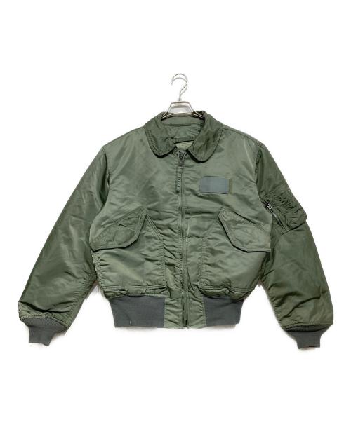ALPHA（アルファ）ALPHA (アルファ) フライトジャケット オリーブ サイズ:Lの古着・服飾アイテム