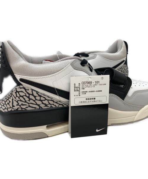 NIKE（ナイキ）NIKE (ナイキ) Air Jordan Legacy 312 Low CD7069-101 グレー×ホワイト サイズ:US9.5 未使用品の古着・服飾アイテム