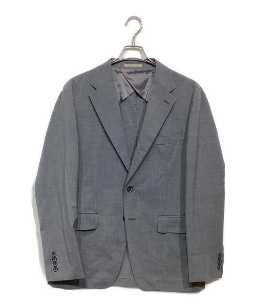 ESTNATION（エストネーション）ESTNATION (エストネーション) トロピカルツイルセットアップスーツ グレー サイズ:XLの古着・服飾アイテム