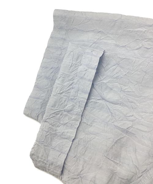 ISSEY MIYAKE（イッセイミヤケ）ISSEY MIYAKE (イッセイミヤケ) シワ加工ストライプシャツ ブルー サイズ:3の古着・服飾アイテム