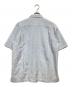 ISSEY MIYAKE (イッセイミヤケ) シワ加工ストライプシャツ ブルー サイズ:3：12000円