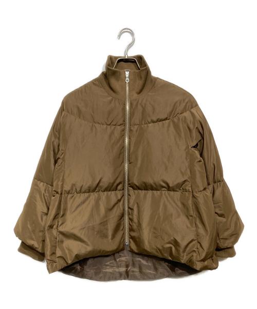 BEARDSLEY（ビアズリー）BEARDSLEY (ビアズリー) ジップフレアダウン ブラウン サイズ:Freeの古着・服飾アイテム