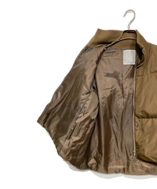 BEARDSLEY（ビアズリー）BEARDSLEY (ビアズリー) ジップフレアダウン ブラウン サイズ:Freeの古着・服飾アイテム