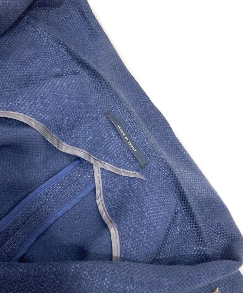 TAGLIATORE（タリアトーレ）TAGLIATORE (タリアトーレ) リネンコットン ダブルジャケット ネイビー サイズ:44/7 Rの古着・服飾アイテム