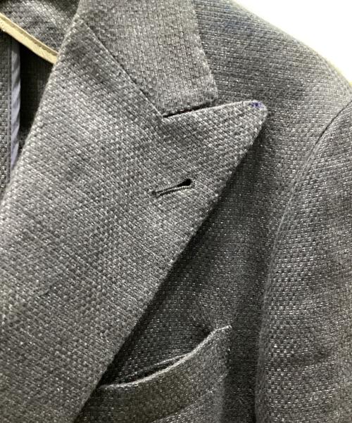 TAGLIATORE（タリアトーレ）TAGLIATORE (タリアトーレ) リネンコットン ダブルジャケット ネイビー サイズ:44/7 Rの古着・服飾アイテム