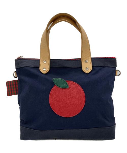 ajew（エジュー）ajew (エジュー) familiar (ファミリア) SHIKAKU tote navy（シカク トート ネイビー） ネイビーの古着・服飾アイテム