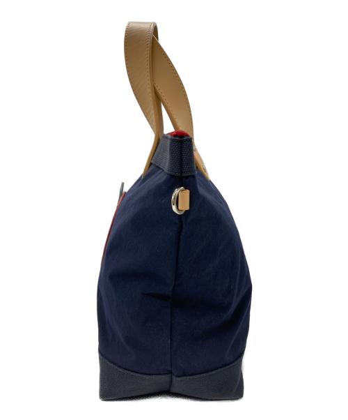 ajew（エジュー）ajew (エジュー) familiar (ファミリア) SHIKAKU tote navy（シカク トート ネイビー） ネイビーの古着・服飾アイテム