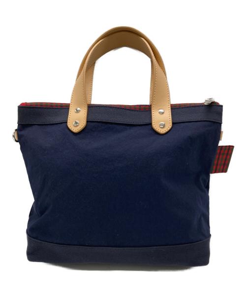 ajew（エジュー）ajew (エジュー) familiar (ファミリア) SHIKAKU tote navy（シカク トート ネイビー） ネイビーの古着・服飾アイテム