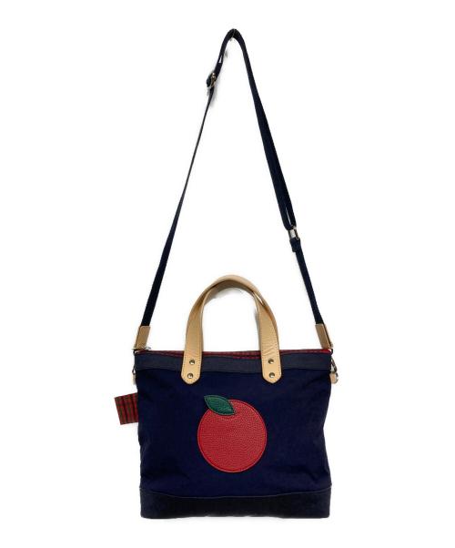 ajew（エジュー）ajew (エジュー) familiar (ファミリア) SHIKAKU tote navy（シカク トート ネイビー） ネイビーの古着・服飾アイテム