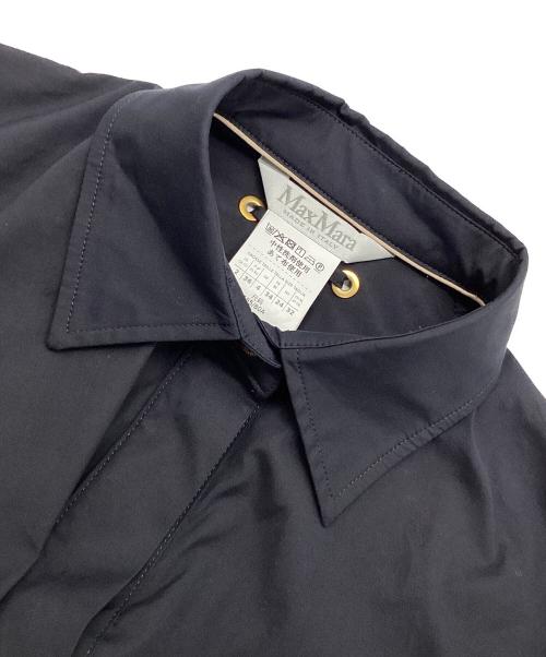 MaxMara（マックスマーラ）MaxMara (マックスマーラ) Poplin Mini Shirt ネイビー サイズ:36の古着・服飾アイテム