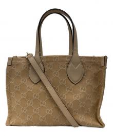 GUCCI（グッチ）の古着「オフィディア ミディアムトートバッグ」｜ベージュ