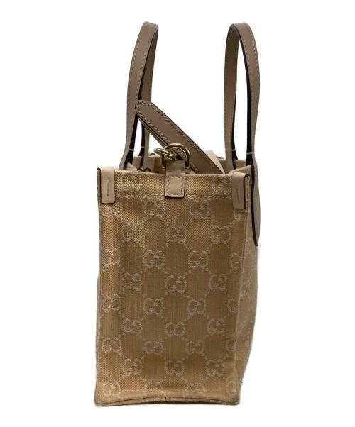 GUCCI（グッチ）GUCCI (グッチ) オフィディア ミディアムトートバッグ ベージュの古着・服飾アイテム