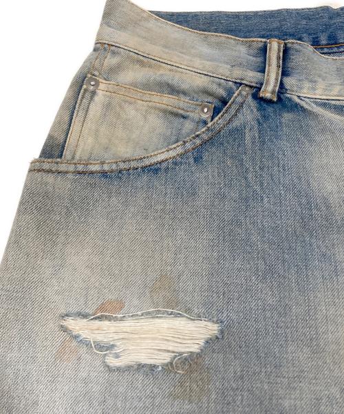 ANCELLM（アンセルム）ANCELLM (アンセルム) SELVEDGE TAPERED 5P DENIM PANTS インディゴ サイズ:2の古着・服飾アイテム